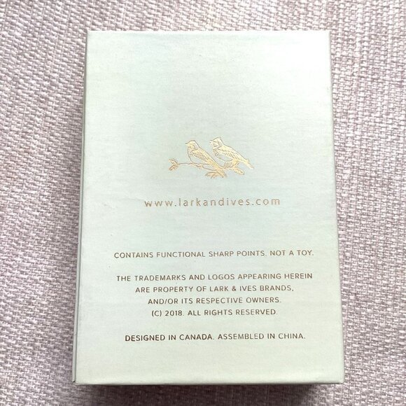 LARK & IVES COLLECTIVES THE GOLD MONOGRAM LYRICS PINS "N" - Picture 8 of 9